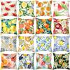 Summer Fruit Cushion Cover 45X45 Lemon Orange Strawberry Watermelon Decorative Pillowcase Polyester Sofa Cushions Home Decor