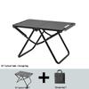 Portable Lightweight Foldable Outdoor Camping Table - Quick-Open Tactical Design, Multifunctional Carbon Steel BBQ Table.