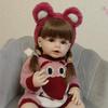 Куклы Reborn, 21 дюйм, полностью мягкое силиконовое тело, кукла Reborn для маленьких девочек, водонепроницаемая игрушка, милые детские куклы, игрушки, подарок для детей