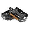 2pcs Bicycle Flat Made of Aluminum Hollow For Mountain Road Replacement Durable Pedals, Pedals, Alloy, Lightweight, Design, Double-sided Pedal,