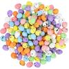 50/100Pcs Speckled Foam Easter Eggs Colorful Painted Bird Eggs  Easter Party Decorations