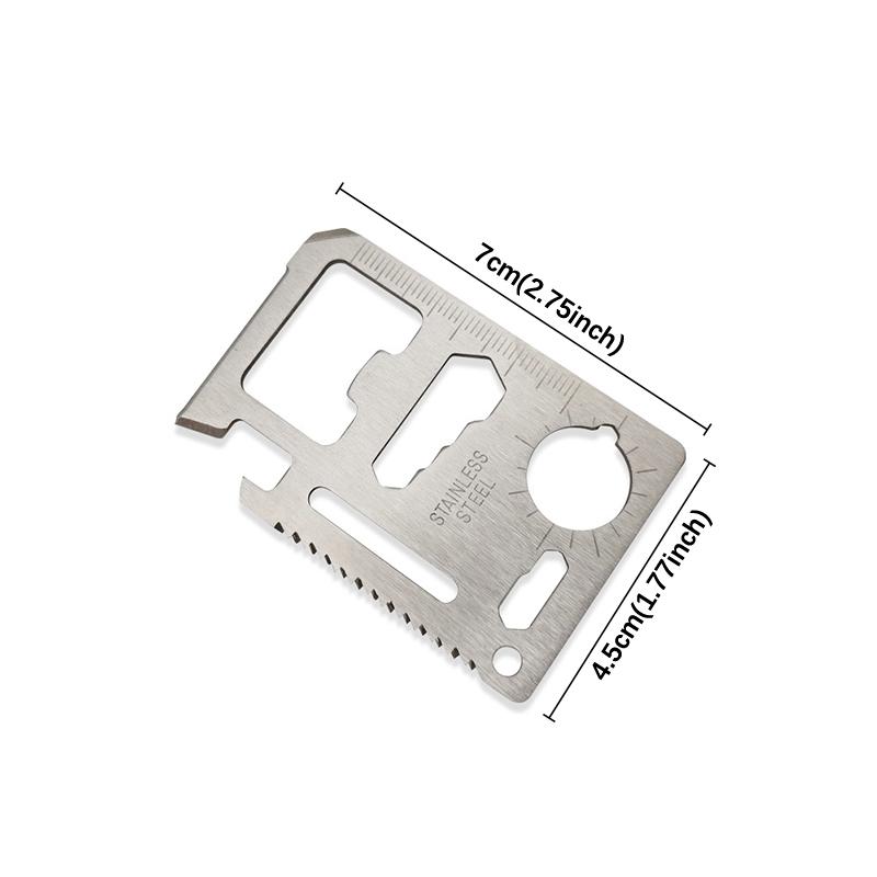 11 в 1 портативный походный многофункциональный инструмент для выживания в открытом воздухе туристическое снаряжение мини-карта