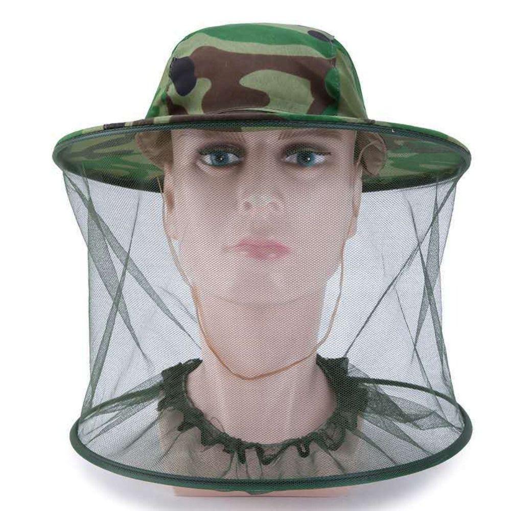 Face Protector Beekeeping Hat Outdoor Fishing Sun Cap Insect Mesh Hat Anti Bee Hat Mosquito Net Hat