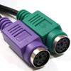 USB-переходник на PS2 с чипом, совместим с мышью, клавиатурой, сканером штрих-кодов и джойстиком с круглым разъемом female