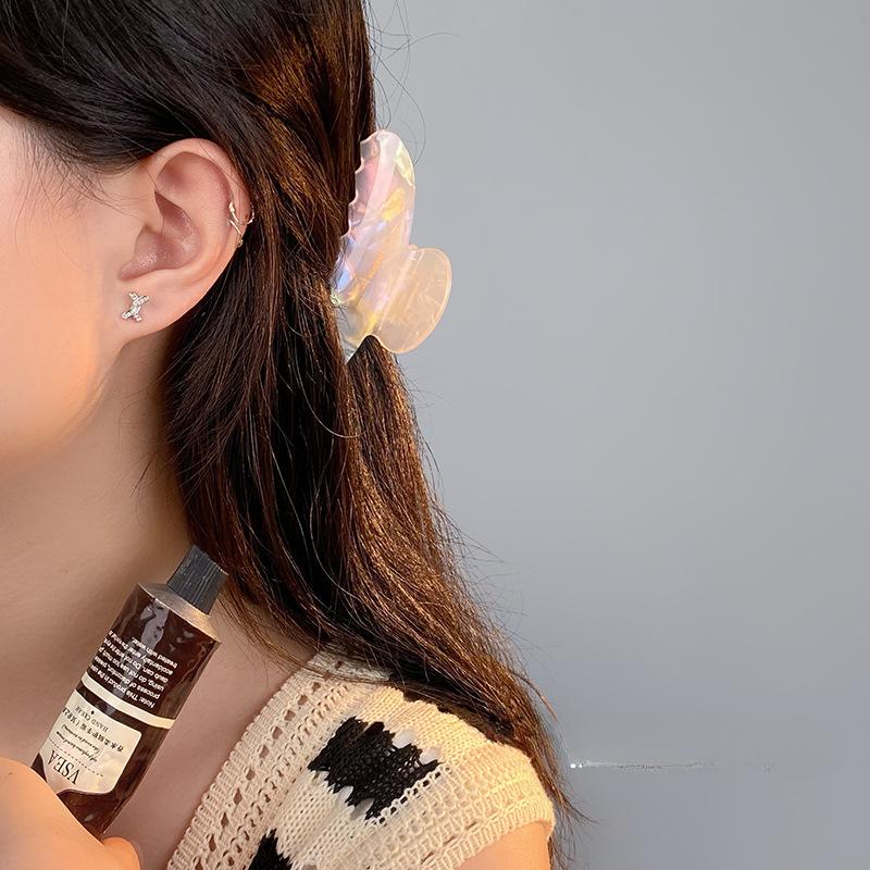 Изысканные серьги-крестики для женщин с бриллиантами и легкими роскошными серьгами высокого дизайна