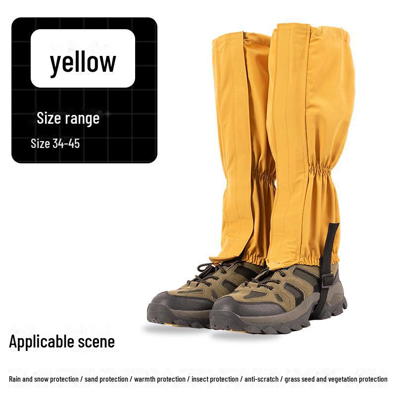 Леггинсы для походов унисекс, защищающие от снега и ветра, с защитой от песка, износостойкие и разрывные длинные бахилы