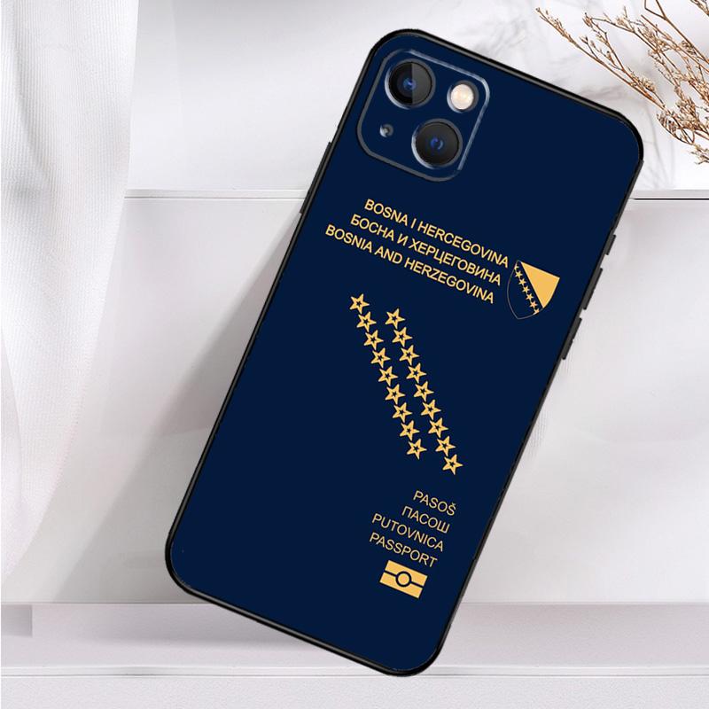 Чехол для телефона с флагом Боснии для iPhone 16 15 14 12 11 13 Pro Max 7 8 Plus X XR XS Max 13 12 Mini