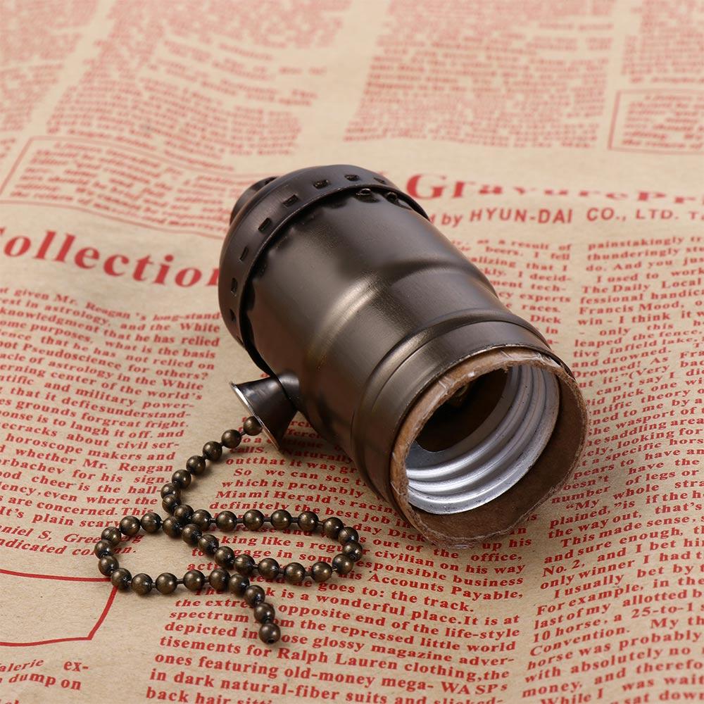 Lamp Holder Edison E26/E27 Aluminum Shell Accessories No Switch Lighting Lamp Bases Socket Holder