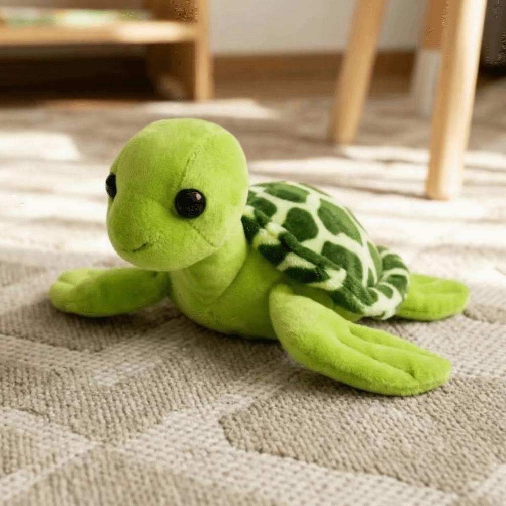 Fluffy Tortoise Plush Toys Soft Turtle Doll Throw Pillow Sea Turtle Stuffed Doll  Children Gift