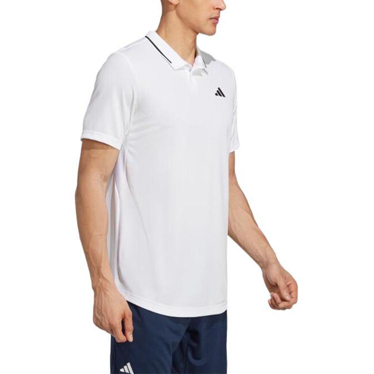 Adidas Polo Shirts Men's White Lapel Moderate Other HS3245