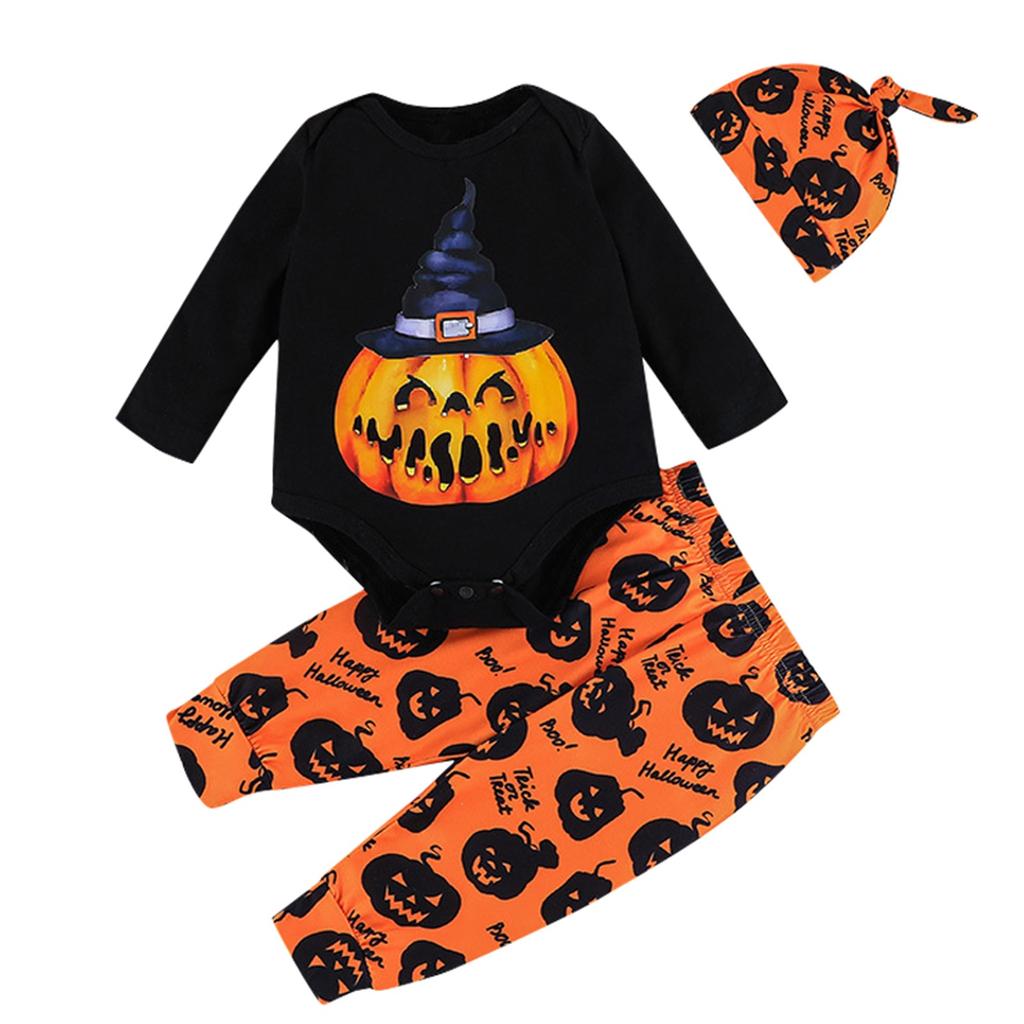 Младенец Хэллоуин Призрак Комбинезон Комбинезон Брюки Повязки Костюм