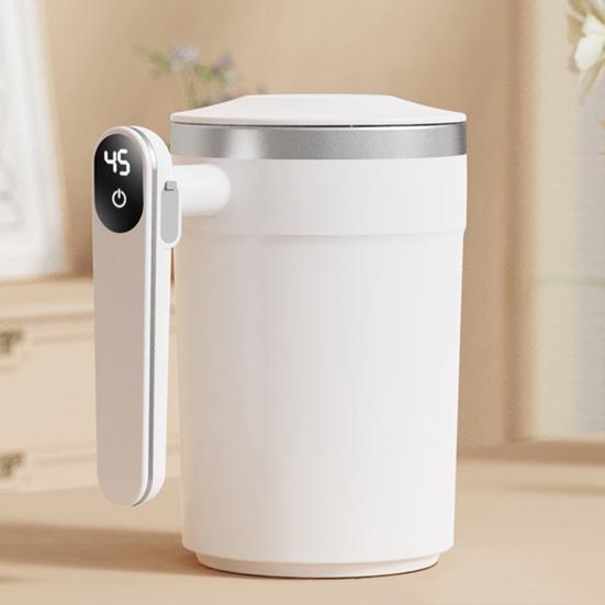Automatic Magnetic Stirring Mug Rechargeable Blender Cup with Detachable Stirrer Portable Electric Mixing Mug for Hot Protein Shakes Coffee Tea