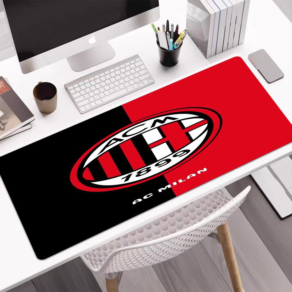 AC Milan Theme Mouse Pad, Non Slip Rubber Base, Multifunctional Office & Home Decor, Perfect for Workspace Personalization.
