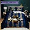 Como 1907 Pattern Bedding uilt Set uilt Cover Pillowcase Home Decoration Birthday Gift (1 * duvet cover + 2 * pillowcase without core)