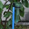 35ml Capacity Rain Gauge Outdoor Detachable Glass Rain Gauge with Stand Ground Rain Meter Rainfall Gauge