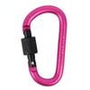 Outdoor Screw Lock Buckle D Shaped Carabiner Clasp Keyring Clip Camping Kits Sports Rope Buckle Water Cup Buckle  Tool