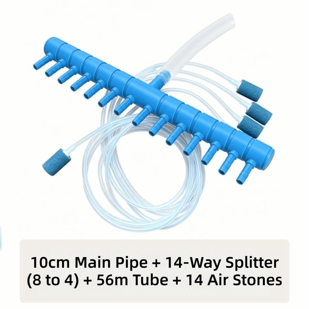 1 Kit Set 4/6/8/10/12/14Way Oxygen Pump Diverter Fish Tank Aeration Kit Fish Tank Aquarium Aeration