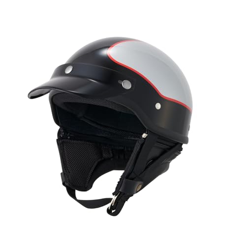 MARUSHIN Motorcycle Half Helmet MZ-HALF Free Size MZH004