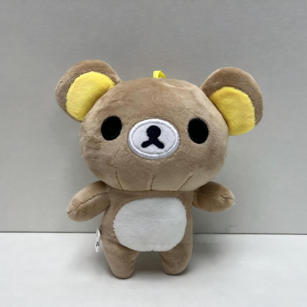 Горячие Милые Брелоки-Плюшевые Медведи Rilakkuma Korilakkuma Кавайные Коричневый Белый Медведь Набивные Куклы Маскоты Маленькие Подвески День Рождения Прочные Подарки