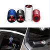 4PCS Car Valve Cap Tires Wheels Dust Covers Car Styling For Mitsubishi Ralliart Space Star Lancer Outlander Xl Eclipse Cross Asx