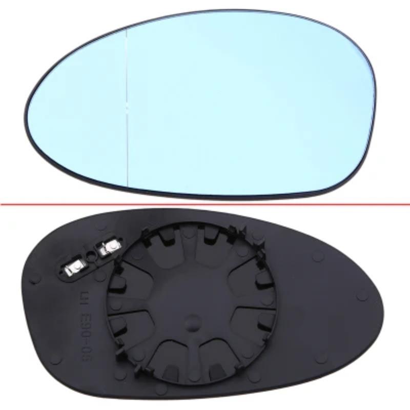 Автомобильные зеркала, зеркало на крыле автомобиля, стекло с подогревом, подходит для BMW 1-й серии E87, 3-дверное, 2004, 2005, 2006, 2007, 2008, 2009, 2010, 2011, синее
