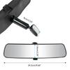 360° Rotates Adjustable Baby Rearview Mirror Universal Interior Glass Rear View Mirror Car Stick On Large Angle Auto Accessories