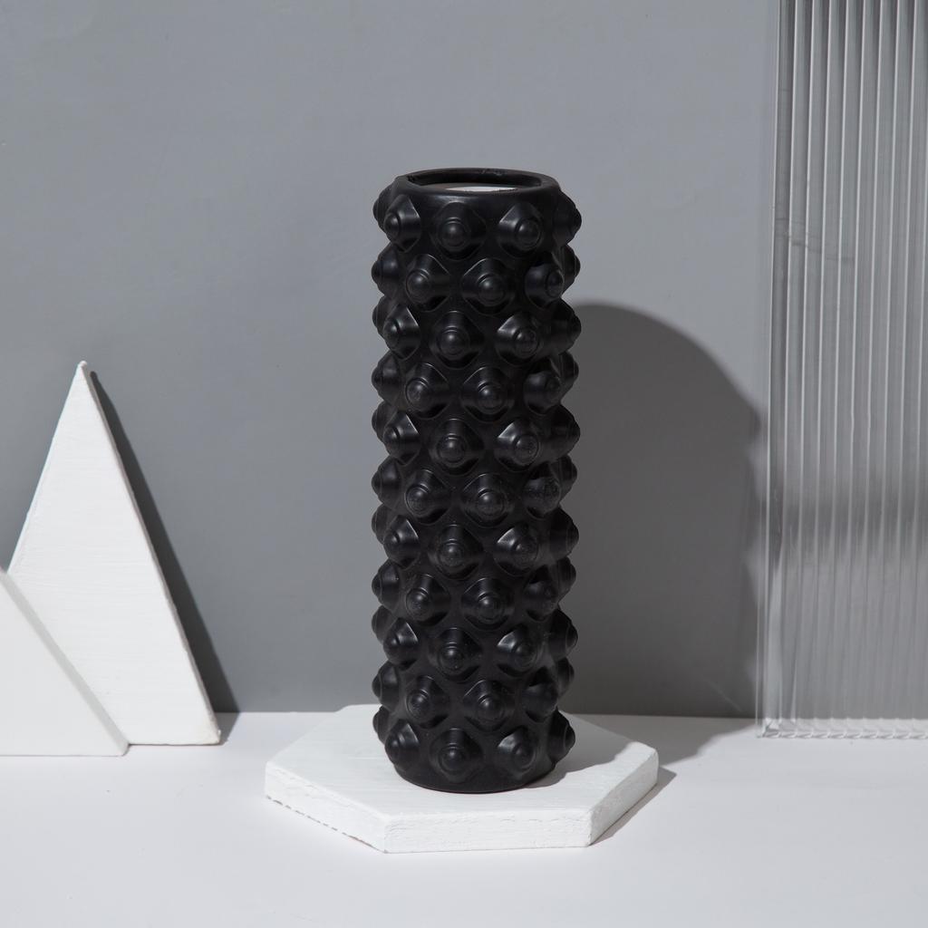 Connors Solid Foam Shaft Muscle Relaxation Skinny Leg Roller Massage Yoga Column Auxiliary Tools Supplies Equipment.