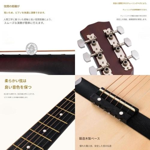 Ghbunuz Classical Guitar, 30-inch Children's Folk Acoustic Guitar, Natural Wood, 6-String, Gift for Boys and Girls, Especially for Beginners (Blue)