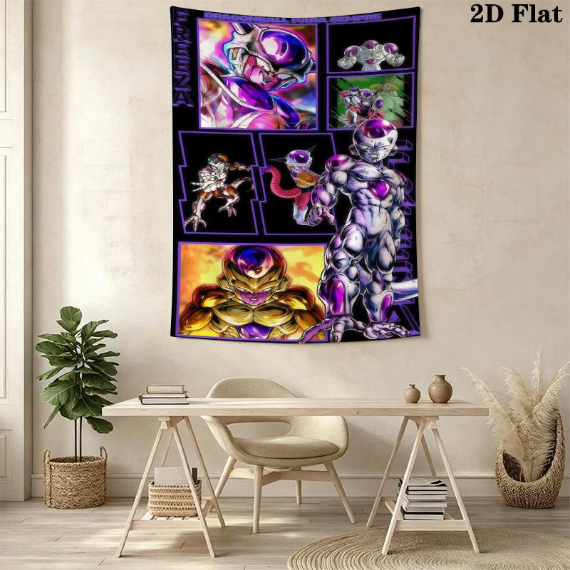 Super Saiyan God Goku Vegeta Tapestry Background Cloth Fashion Print Atmospheric Background Cloth Background Wall Hanging Cloth Work Of Art