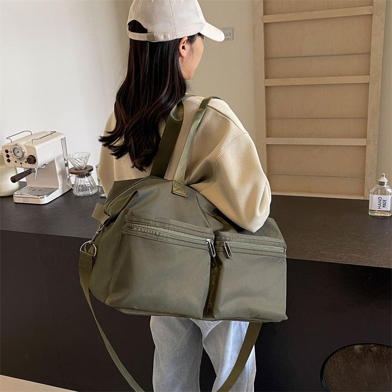 Оксфордская сумка для фитнеса, портативная сумка для йоги, женская водонепроницаемая сумка для багажа большой вместимости, дорожная сумка на короткие расстояния