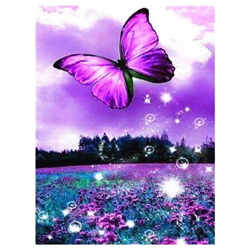 5D Diy Diamond Painting Butterfly Animal Cross Stitch Kit Full Drill Embroidery Mosaic Art Pictures of Rhinestones Home Decor