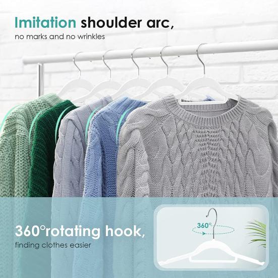10 шт. вешалки для одежды, вращающийся на 360 градусов крючок, рифленый дизайн, прочная несущая способность, не легко деформируется, тяжелый