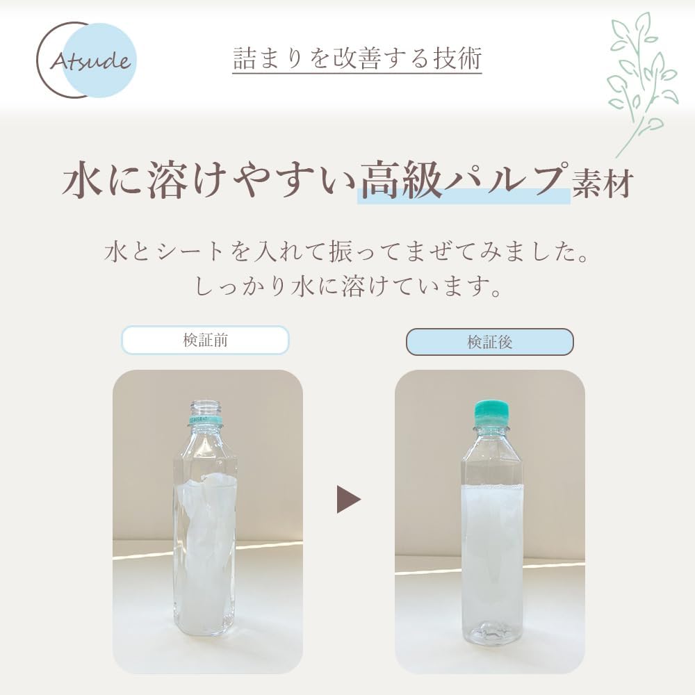 AIRFRIC Смываемые салфетки для интимной зоны, изготовленные из очищенного материала и с антибактериальным составом, для вагинальной области, серия Atsude wt005s, салфетки x 24 салфетки,