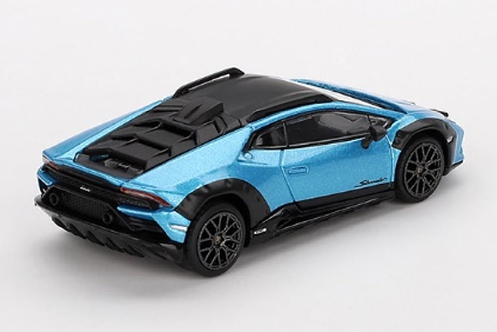 MINI GT 1/64 Lamborghini Huracan Sterrato Синий Аэгир (синий) (Левый руль) Готовый продукт