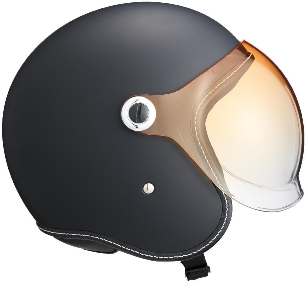 Мотоциклетный шлем MARUSHIN Jet MCJ6 BUBBLE RIDER MEN Размер L Матовый черный Код 05301002 (59~60см) Число