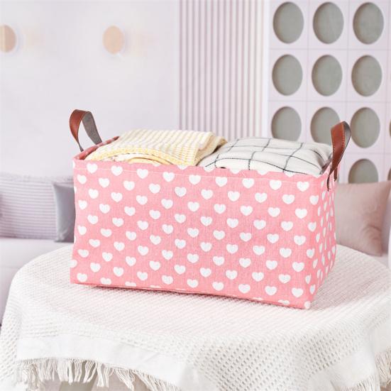 Корзина для белья, ящик для хранения одежды с усиленной ручкой, большая вместимость, для хранения игрушек