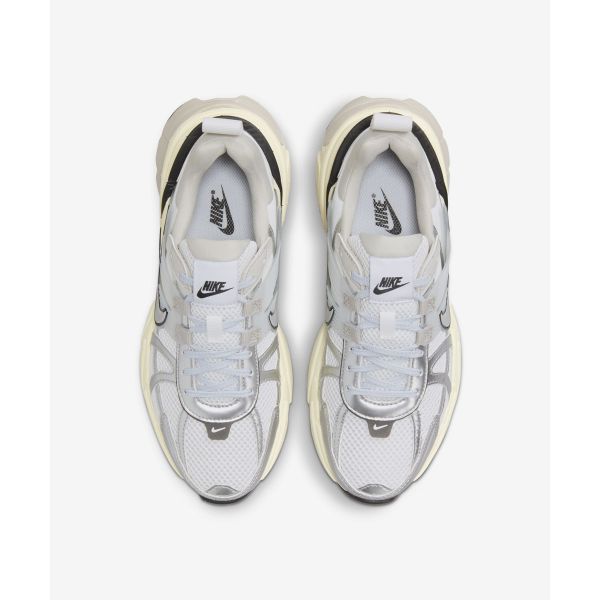 Nike V2K Run Summit Белые женские кроссовки Pure-Platinum Light-Iron-Ore Metallic-Silver FD0736-100