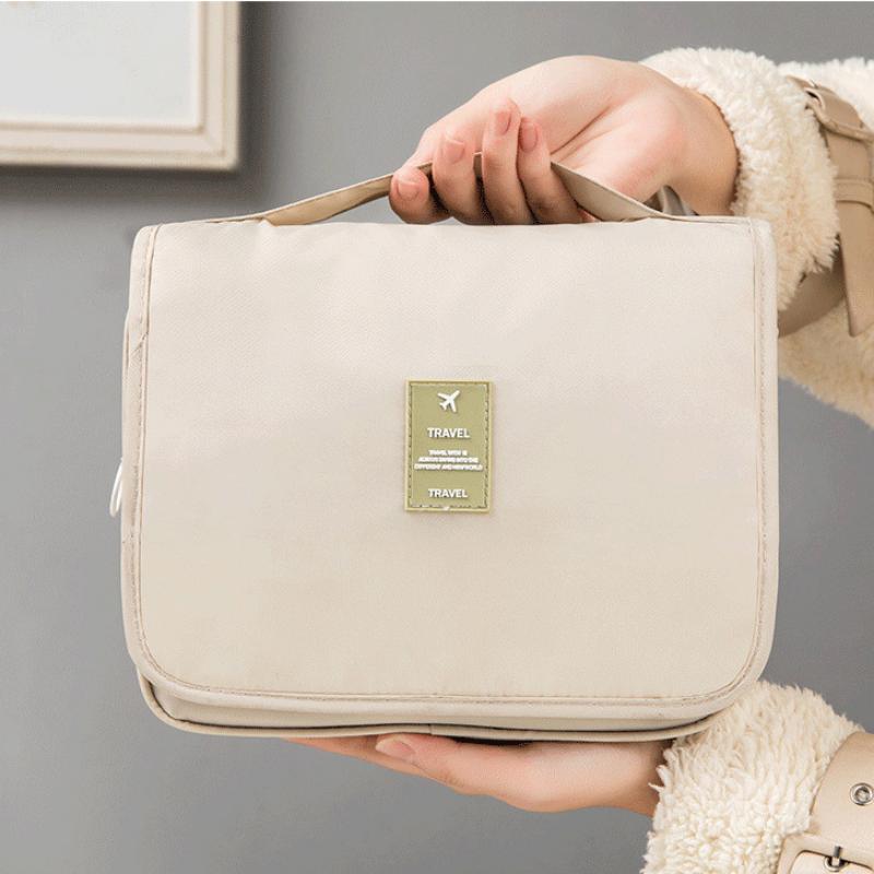 Водонепроницаемая многофункциональная женская косметичка из полиэстера, органайзер для хранения туалетных принадлежностей, дорожная сумка, подвесная сумка для мытья в ванной комнате