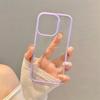 Прозрачный чехол-бампер цвета конфет для iPhone 16 15 14 13 Mini 12 11 Pro Max XR XS X 7 8 Plus SE2020, мягкая противоударная задняя крышка