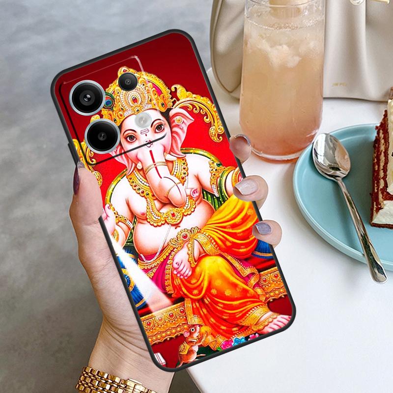 Lord Ganesha Funda For Xiaomi Redmi Note 12 11 10 9 8 13 Pro Plus 12S 11S 10S 9S 10A 9C 10C 12C 13C Case