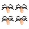 4pcs Nose Black Glasses Hen Stag Supply