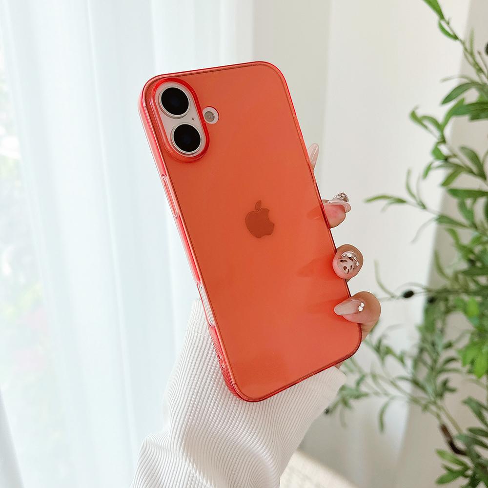 Colorful Candy Color Transparent Soft Case For For Iphone Air 17 16 15 14 13 12 11 Pro Max Plus Mini Silicone Ultra Thin Clear Shell