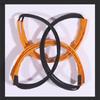Orange Agile Ladder Carbon Steel Footwork Training Jump Ladder  Football Equipment