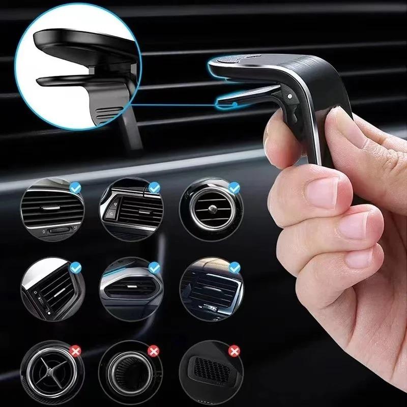 for Magnetic Car Phone Holder Metal Stand Accessories For Alfa Romeo 159 Spider Giulia Giulietta 156 Tonale Mito 147 8C Stelvio