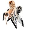 Fashion Spring and Autumn Korean Printing New Decoration Small Square Scarf Women's Decorative Scarf Shawl Imitation Silk Scarf