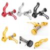 Aluminum Alloy Wrinkle Seat Post Lever Durable Lock Spit Cycling for Bromine