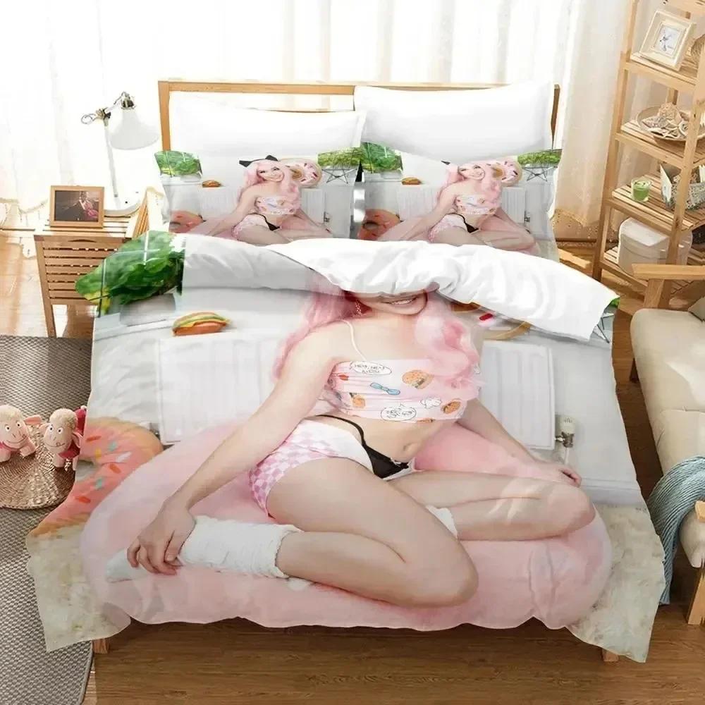 Роскошный Новый 3D Принт Белль Дельфин Комфортное Одеяло Пододеяльник Наволочка Постельное Белье Декор Детской Спальни Домашний Текстиль