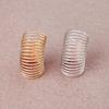 Men Couple Threaded Spring Ring Finger Buckle Korean Style Finger Ring Women Jewelry Accessories