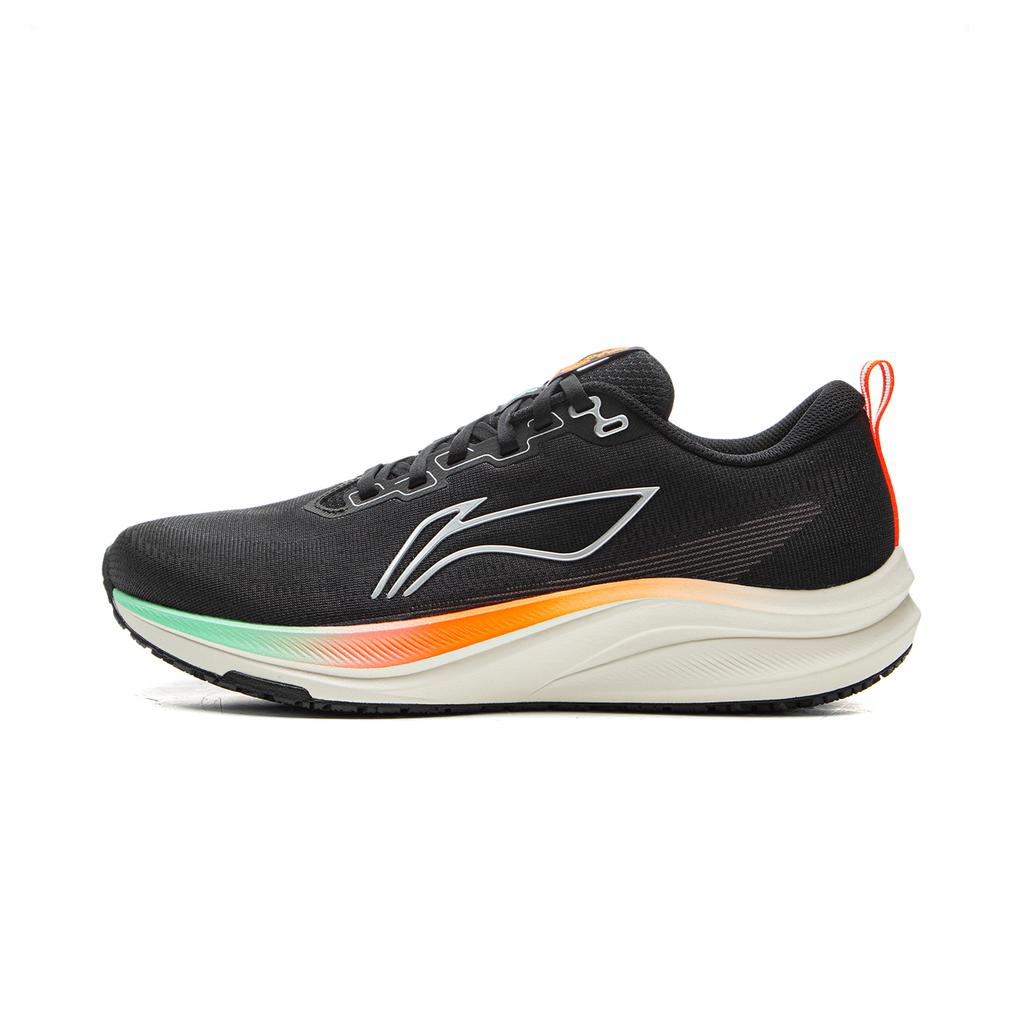 Li Ning Red Rabbit 8 Подушка для измерения параметров тела Амортизация Скорость Профессиональные кроссовки для марафонских тренировок Мужские кроссовки Черно-оранжевые ARPW019-5