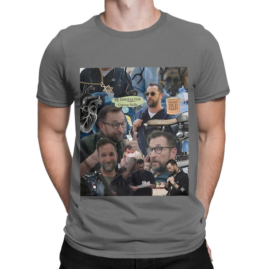 The Pitt art poster Graphic 100 Cotton TShirt The Pitt Tees Tops For Unisex